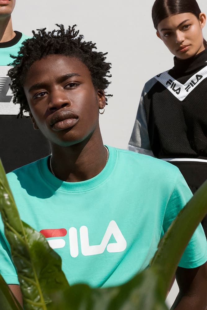 FILA Spring/Summer 2018 Lookbook Streetwear Romper Jumpsuit Track suit velour terry cloth baseball jersey