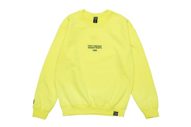 FPAR FORTY PERCENTS AGAINST RIGHTS Release First Spring/Summer 2018 Drop