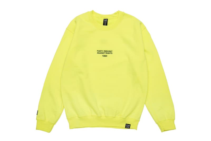 FPAR FORTY PERCENTS AGAINST RIGHTS Release First Spring/Summer 2018 Drop
