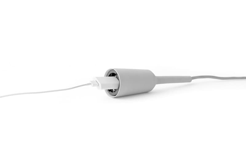 Hanging Lamp Plug Socket Porcelain Charging Device Lotte Douwes Menu Stockholm Furniture Fair