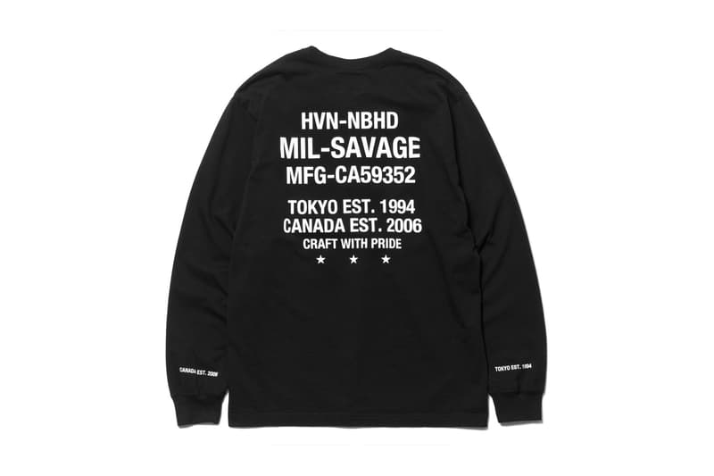 HAVEN x NEIGHBORHOOD Collection MIL-SAVAGE release date Available Now purchase