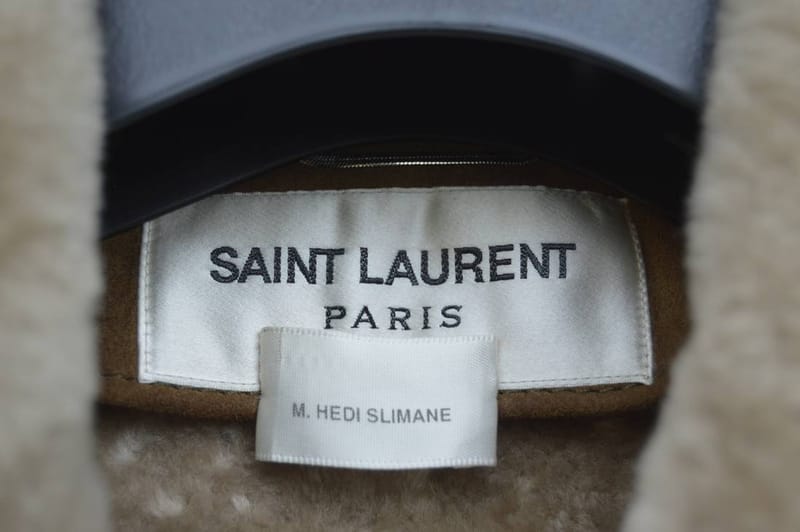 saint laurent shirt tag