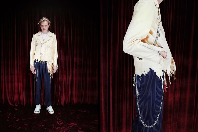 HOMME BOY Spring Summer 2018 LE2.23 Lookbook Jacket Pants T-Shirt Chain