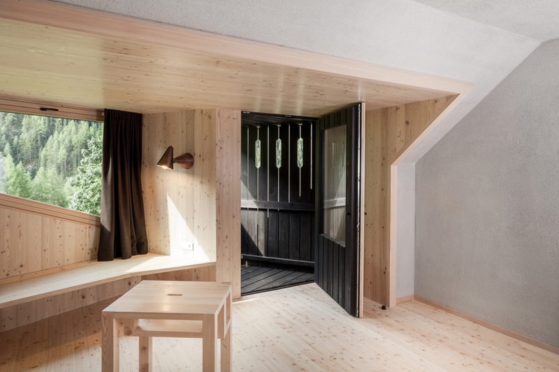 Hotel Buhelwirt South Tyrol Italy Architecture Homes Houses Renovated Building Pedevilla Architects Skiing Hiking Rafting Spa Sauna