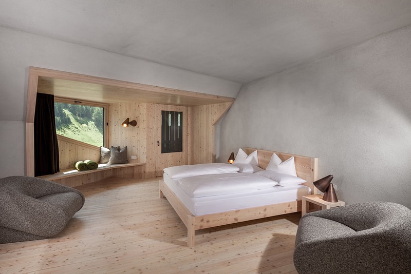 Hotel Buhelwirt South Tyrol Italy Architecture Homes Houses Renovated Building Pedevilla Architects Skiing Hiking Rafting Spa Sauna