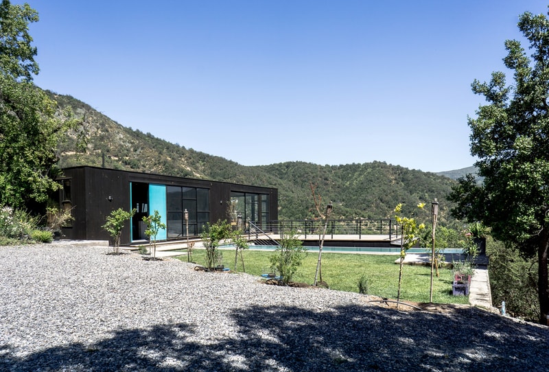 House MV Cristian Alvarado Espinoza Chile Homes Architecture Sleek Modernized Interior Design Swimming Pool Mountains Hills