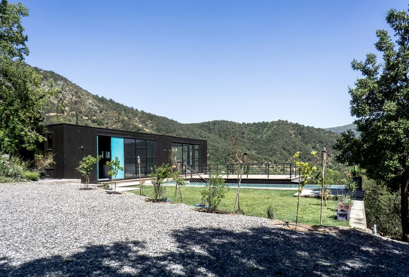 House MV Cristian Alvarado Espinoza Chile Homes Architecture Sleek Modernized Interior Design Swimming Pool Mountains Hills