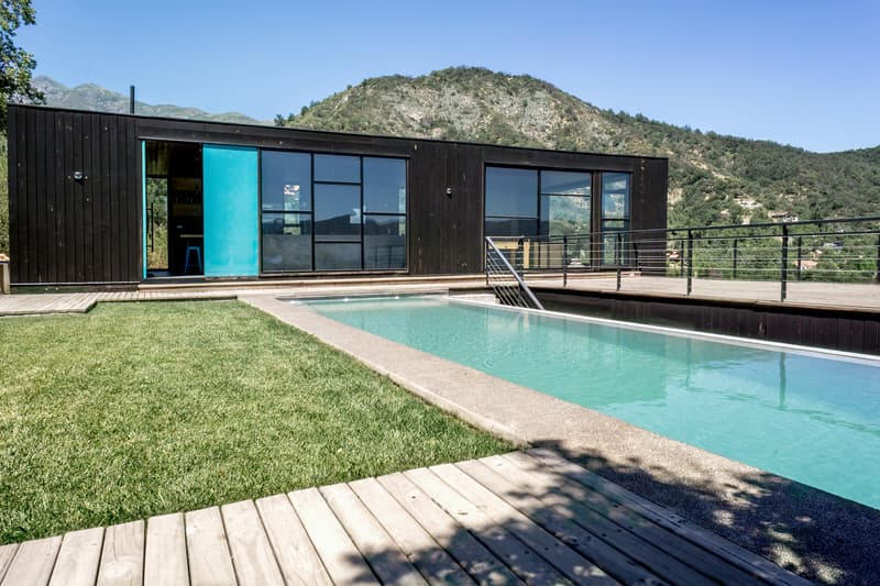 House MV Cristian Alvarado Espinoza Chile Homes Architecture Sleek Modernized Interior Design Swimming Pool Mountains Hills