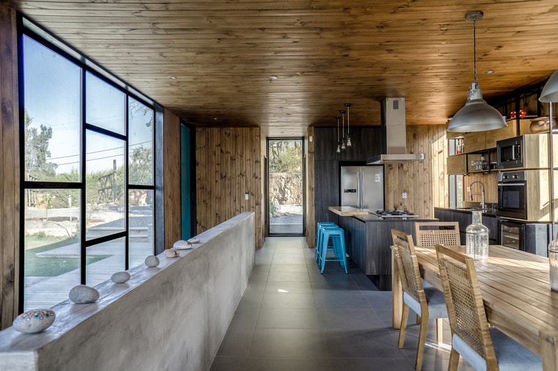House MV Cristian Alvarado Espinoza Chile Homes Architecture Sleek Modernized Interior Design Swimming Pool Mountains Hills