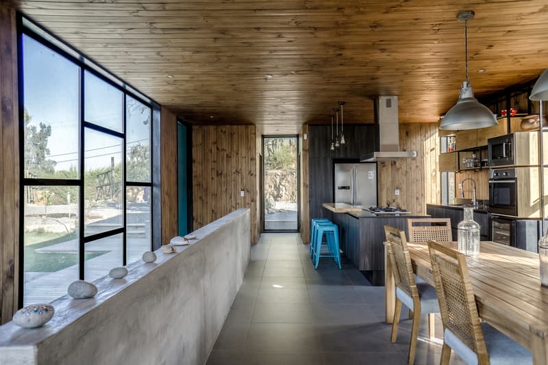 House MV Cristian Alvarado Espinoza Chile Homes Architecture Sleek Modernized Interior Design Swimming Pool Mountains Hills