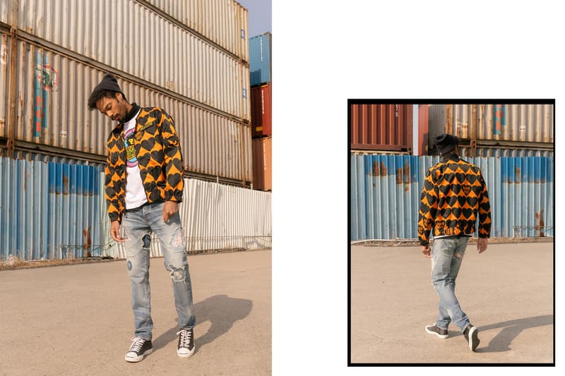 HUMAN MADE Spring Summer 2018 HBX Editorial Nigo Jacket Jeans T-shirt Pants
