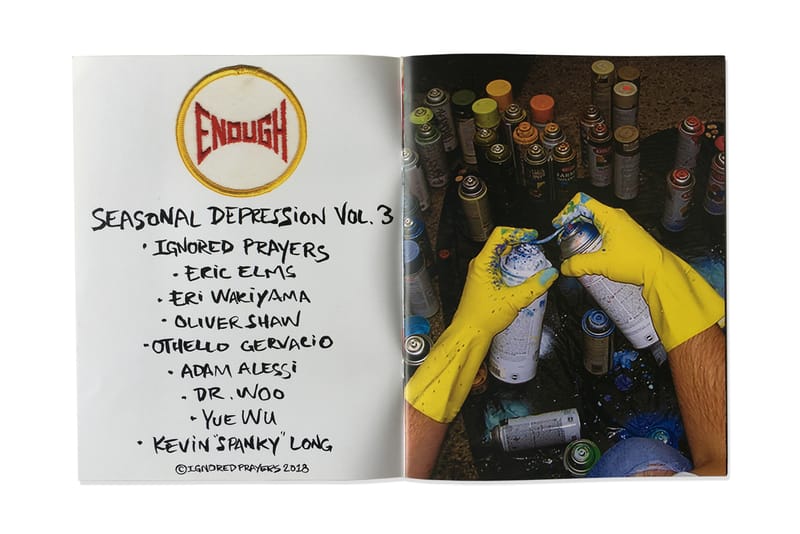 Ignored Prayers' SEASONAL DEPRESSION VOL 3. Magazine Spotlights Original Artworks