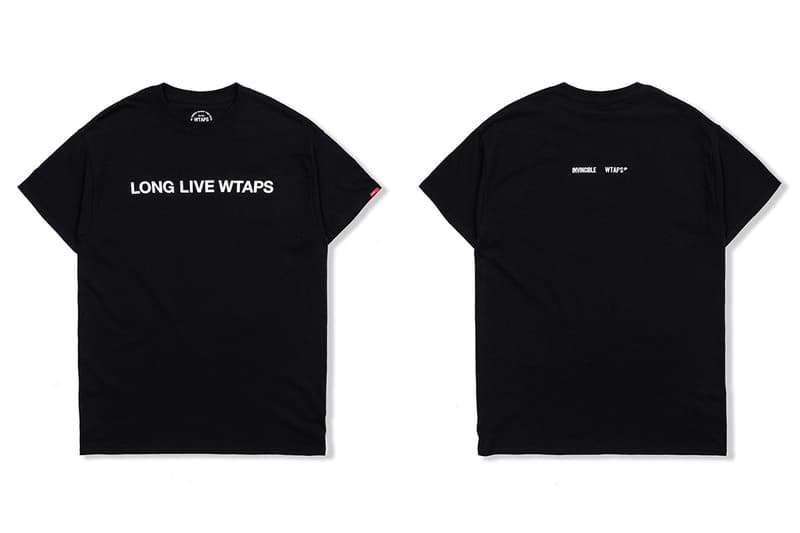 INVINCIBLE WTAPS Collaboration book signing 2018 february release date info t shirts tees taiwan
