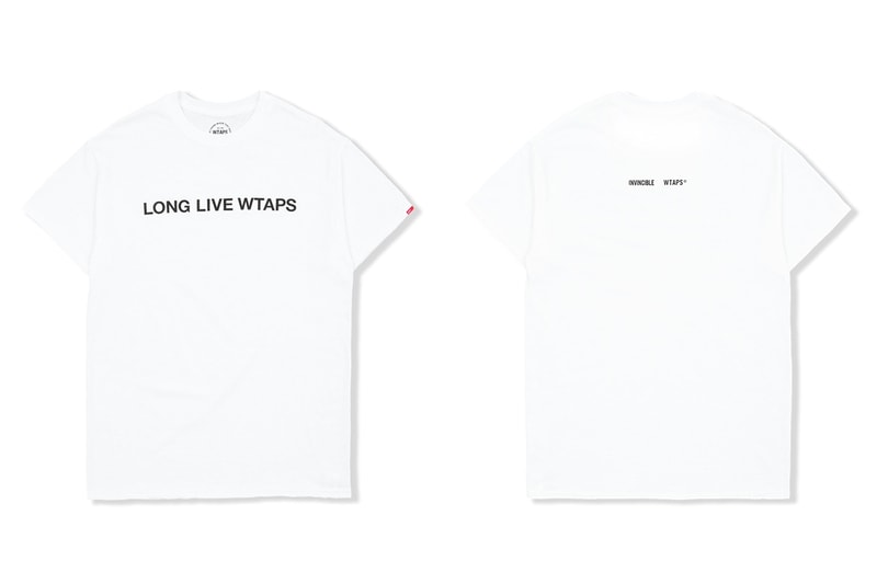 INVINCIBLE WTAPS Collaboration book signing 2018 february release date info t shirts tees taiwan