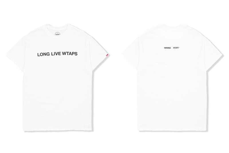 INVINCIBLE WTAPS Collaboration book signing 2018 february release date info t shirts tees taiwan