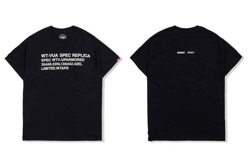 INVINCIBLE WTAPS Collaboration book signing 2018 february release date info t shirts tees taiwan