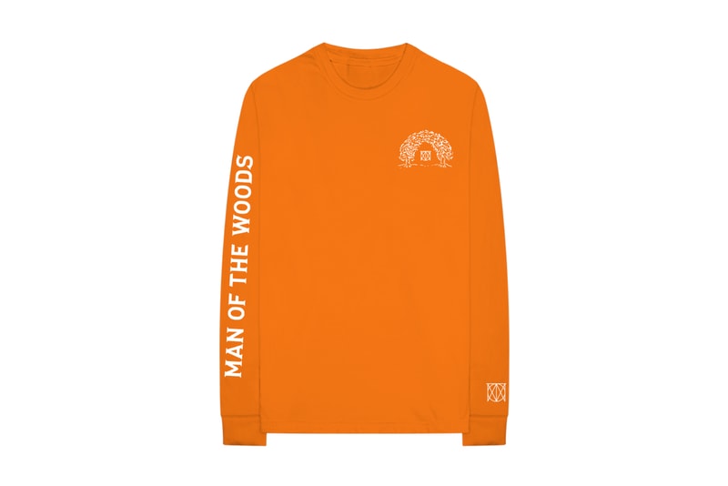 Justin Timberlake Exclusive Man of the Woods Merch limited edition hoodie sweatshirt t shirt long sleeve grey orange 2018 february 5