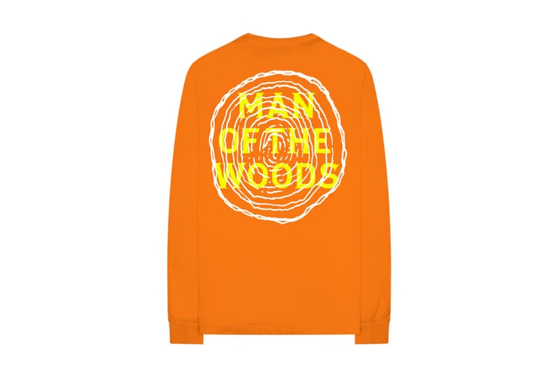 Justin Timberlake Exclusive Man of the Woods Merch limited edition hoodie sweatshirt t shirt long sleeve grey orange 2018 february 5