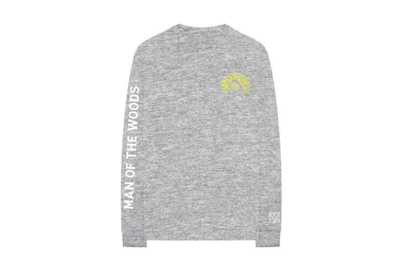 Justin Timberlake Exclusive Man of the Woods Merch limited edition hoodie sweatshirt t shirt long sleeve grey orange 2018 february 5