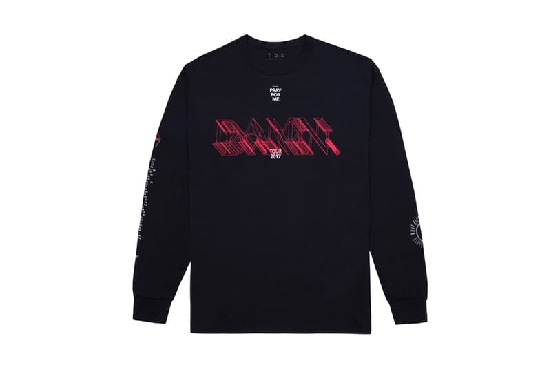 Kendrick Lamar’s DAMN. Merchandise Restock Hoodies shirts crewnecks bags