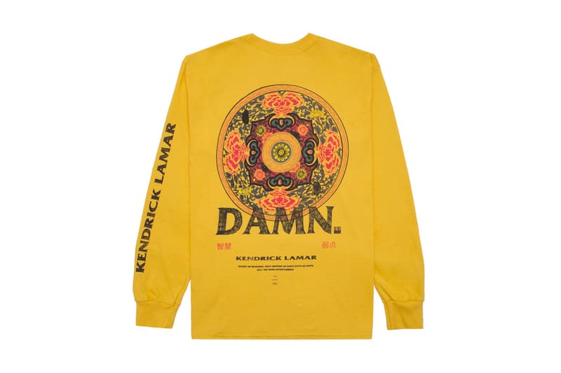 Kendrick Lamar’s DAMN. Merchandise Restock Hoodies shirts crewnecks bags