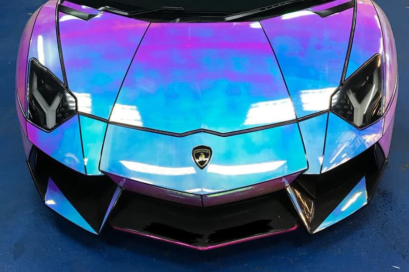 Lamborghini Aventador Wrapped Hologram Supercar Custom Novitec Dreams Factory Automotive
