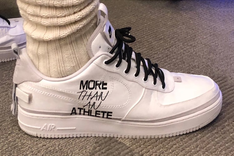 LeBron James Rocks Custom "More Than an Athlete" Air Force 1s