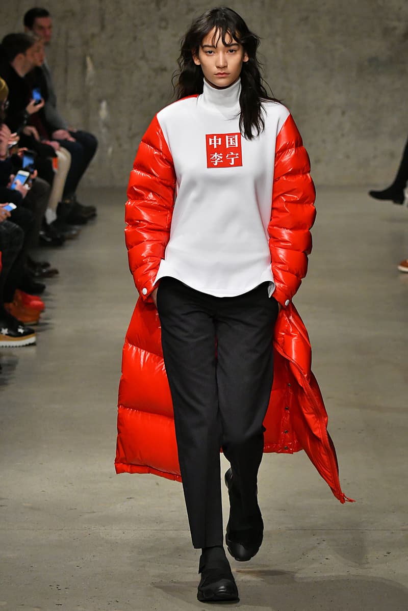 Li Ning New York Menswear Fall Winter 2018-1019 NYC February 2018