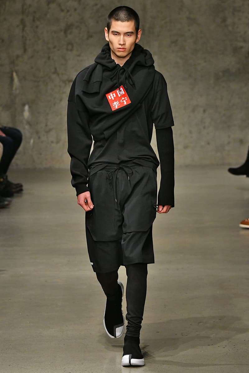 Li Ning New York Menswear Fall Winter 2018-1019 NYC February 2018