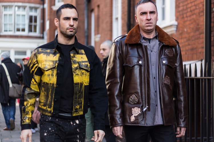 Raf Simons Showed up During London Fashion Week's FW18 Festivities