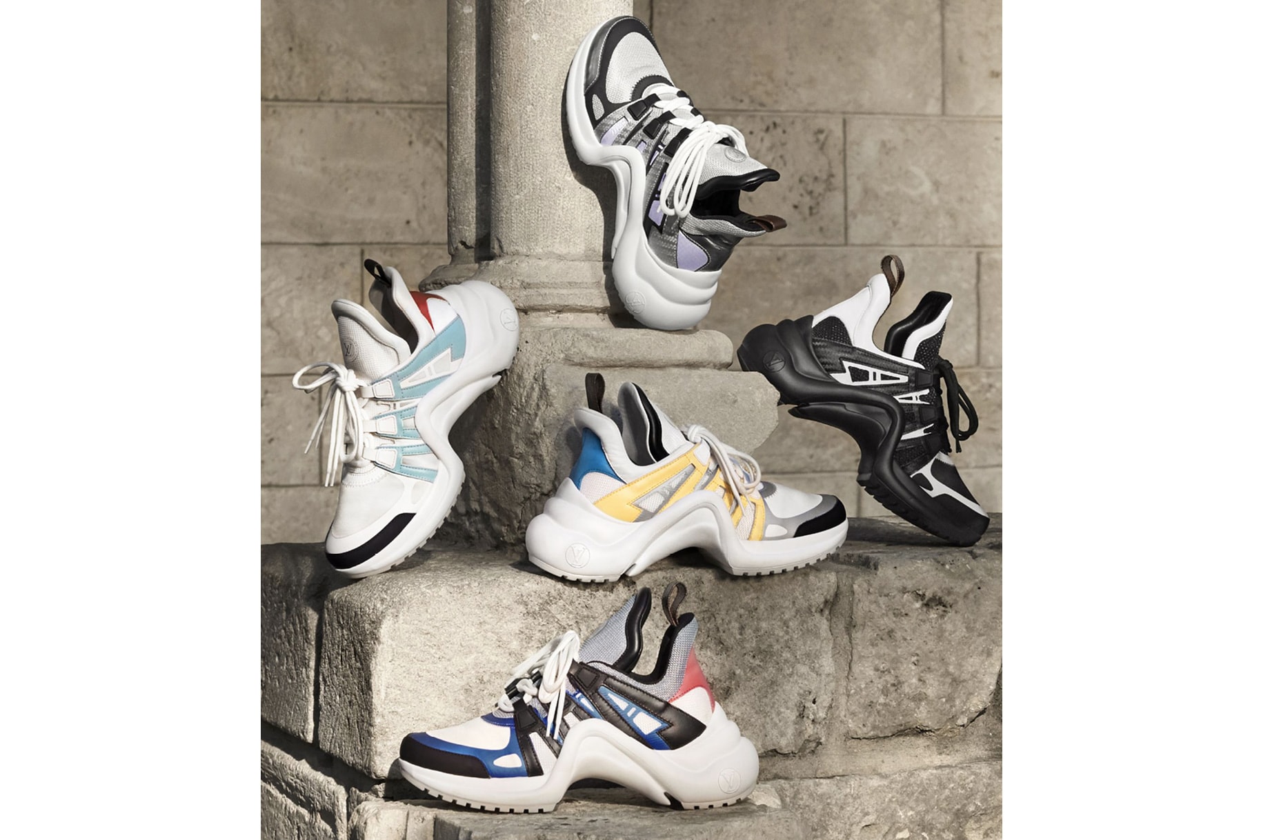 chunky sneakers louis vuittons