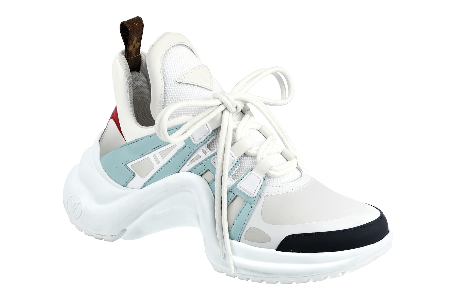 Louis Vuitton Archlight Sneaker White Blue Red Pre-Owned