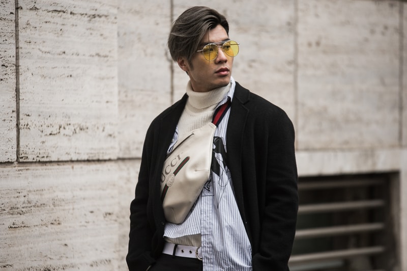 Milan Fashion Week Fall/Winter 2018 Street Style men's women's best streetsnaps
