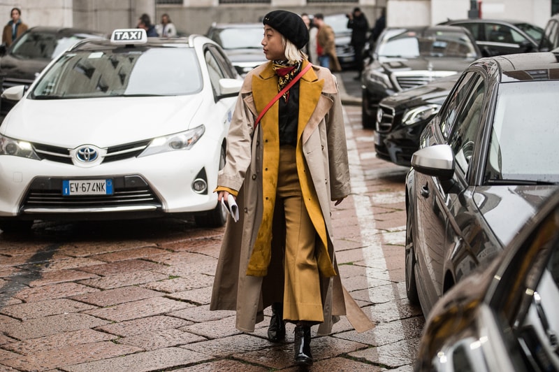 Milan Fashion Week Fall/Winter 2018 Street Style men's women's best streetsnaps