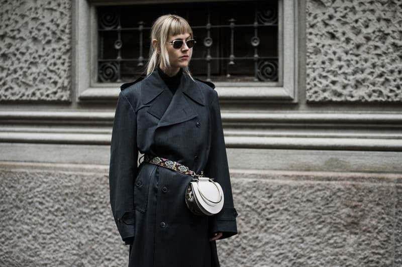 Milan Fashion Week Fall/Winter 2018 Street Style men's women's best streetsnaps