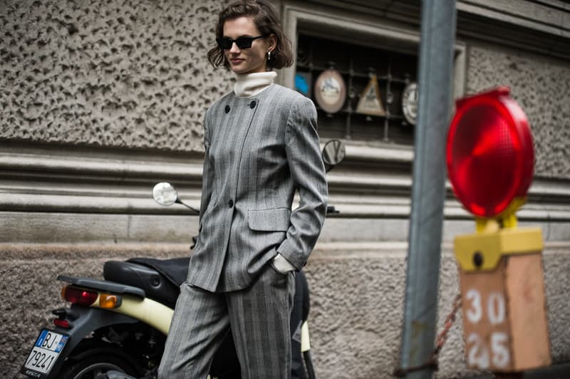 Milan Fashion Week Fall/Winter 2018 Street Style men's women's best streetsnaps