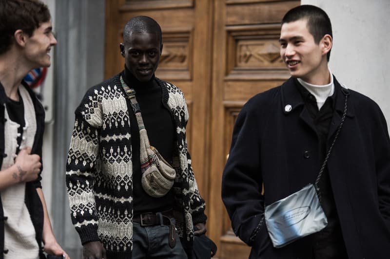 Milan Fashion Week Fall/Winter 2018 Street Style men's women's best streetsnaps