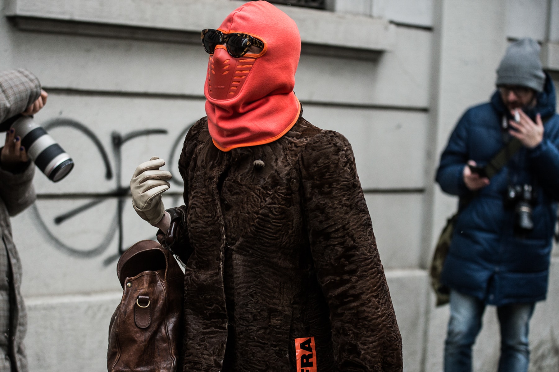 Milan Fashion Week Fall/Winter 2018 Street Style men's women's best streetsnaps