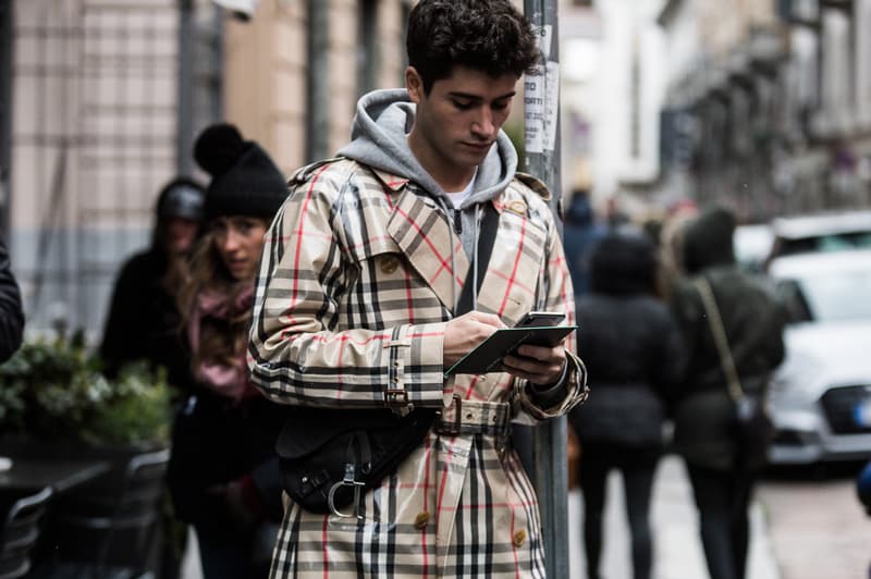 Milan Fashion Week Fall/Winter 2018 Street Style men's women's best streetsnaps