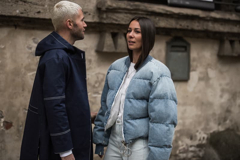Milan Fashion Week Fall/Winter 2018 Street Style men's women's best streetsnaps