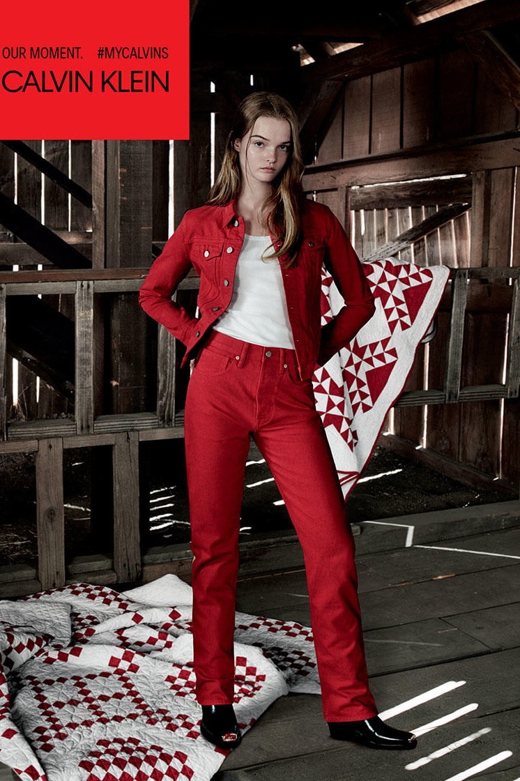 Millie Bobby Brown Paris Jackson Calvin Klein Campaign my calvins 2018 february Willy Vanderpere