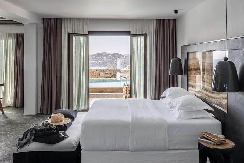 The Myconian Avaton Hotel Mixes Modern & Traditional Greek Influences