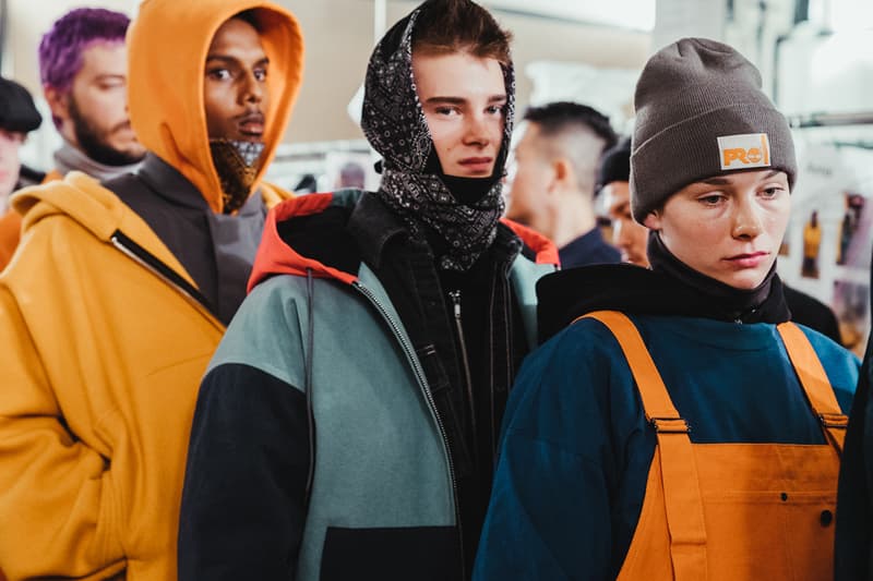 N.HOOLYWOOD 2018 Fall Winter Collection Runway timberland pro new balance porter yoshida co kaban ayame lee converse addict collaboration new york fashion week men