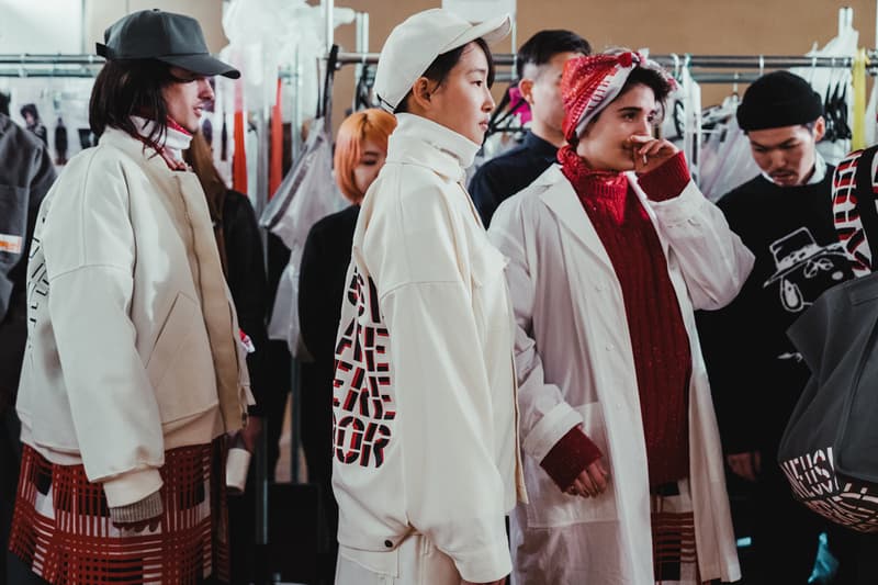 N.HOOLYWOOD 2018 Fall Winter Collection Runway timberland pro new balance porter yoshida co kaban ayame lee converse addict collaboration new york fashion week men