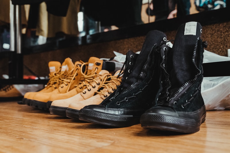 N.HOOLYWOOD 2018 Fall Winter Collection Runway timberland pro new balance porter yoshida co kaban ayame lee converse addict collaboration new york fashion week men