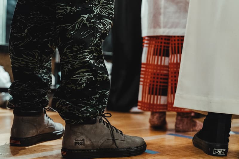 N.HOOLYWOOD 2018 Fall Winter Collection Runway timberland pro new balance porter yoshida co kaban ayame lee converse addict collaboration new york fashion week men