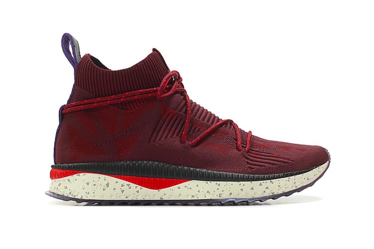 PUMA & Naturel Join Forces on the Tsugi EvoKnit Sock "Bordeaux"