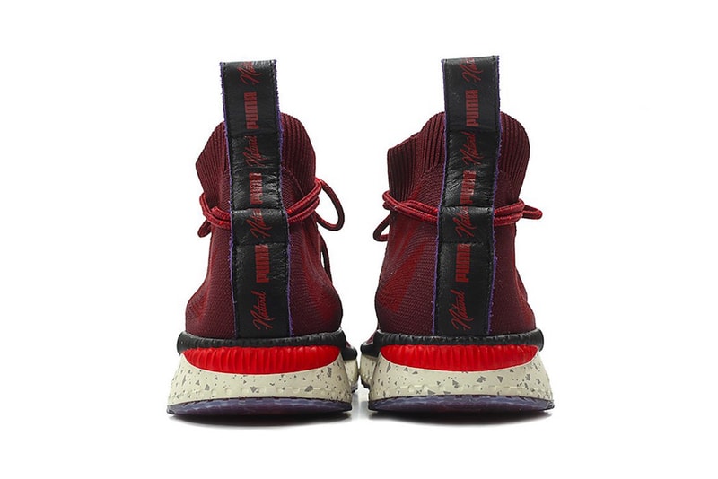 Naturel PUMA Tsugi EvoKnit Sock Bordeaux Release