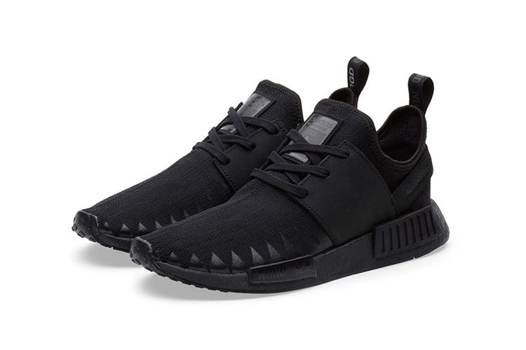 Images of a New NEIGHBORHOOD x adidas Originals NMD R1 "Triple Black" Model Appears