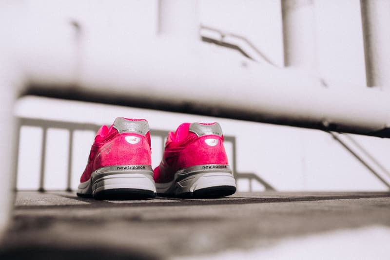 New Balance 990v4 Komen Pink Mens Made in USA Lace up for the cure